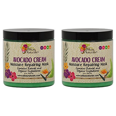 Alikay Naturals Avocado Cream Moisture Repairing Mask 8oz "Pack of 2" - Duafe Beauty Collective