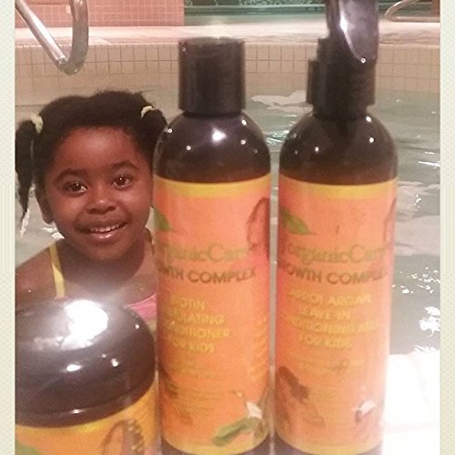 J’Organic Solutions Biotin hair growth Stimulating Conditioner (for kids) with Argan Oil, Aloa Vera & more - Duafe Beauty Collective