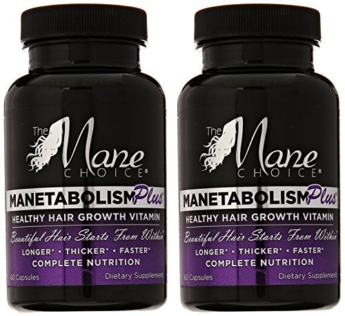 Manetabolism Plus Healthy Hair Growth Vitamins (60 Capsules) (2 Pack) - Duafe Beauty Collective