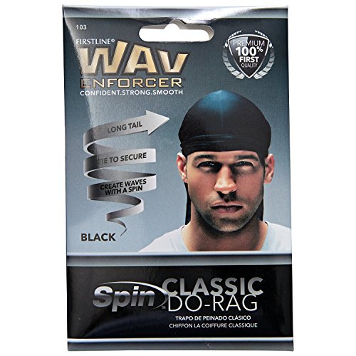 Wav Enforcer Black Do-Rag Wave & Curl Cap - Duafe Beauty Collective