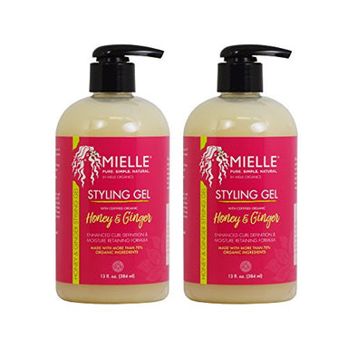 Mielle Organics Styling Gel Honey & Ginger 13oz / 384ml "Pack of 2" - Duafe Beauty Collective