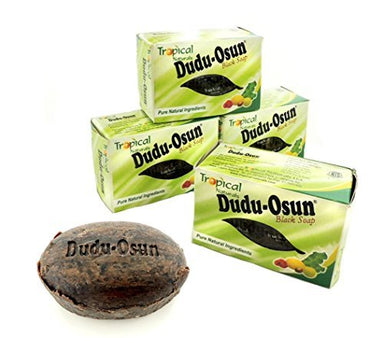 3 Pack Tropical Naturals Dudu-Osun Black Soap Pure Natural Ingredients 5 Oz. US Ship - Duafe Beauty Collective