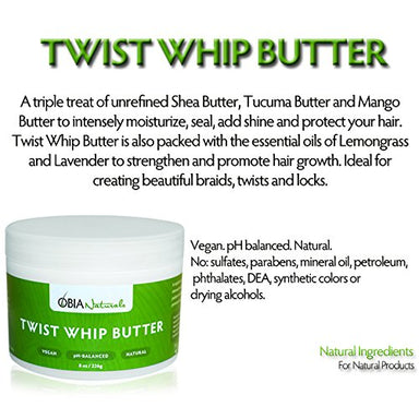 OBIA Naturals Twist Whip Butter, 8 oz. - Duafe Beauty Collective