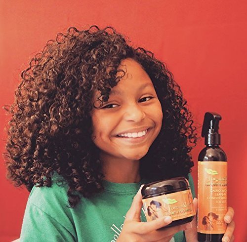 J’Organic Solutions Carrot Argan Kids Leave-In Conditioning Milk Detangler with Jamaican black castor, coconut oil & more - Duafe Beauty Collective