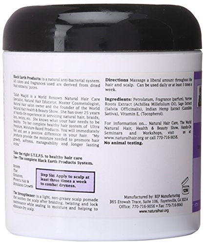 Taliah Waajid Black Earth Products The Strengthener, 6 Ounce - Duafe Beauty Collective