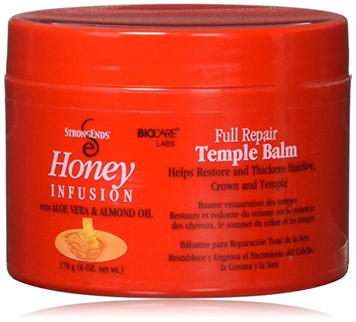 Strong Ends Full Repair Temple Balm with Aloe Vera & Almond Oil, 1 Fluid Ounce - Duafe Beauty Collective