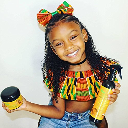 J’Organic Solutions Pomade (Hair Grease for Kids) Softer, shinier, healthier hair, with Lanolin, Sweet Almond Oil, Castor Oil & More - Duafe Beauty Collective