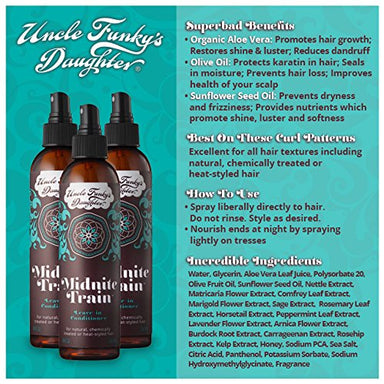 Midnite Train Leave-In Conditioner, 8 oz - Duafe Beauty Collective