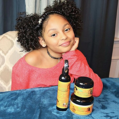 J’Organic Solutions Carrot Argan Kids Leave-In Conditioning Milk Detangler with Jamaican black castor, coconut oil & more - Duafe Beauty Collective