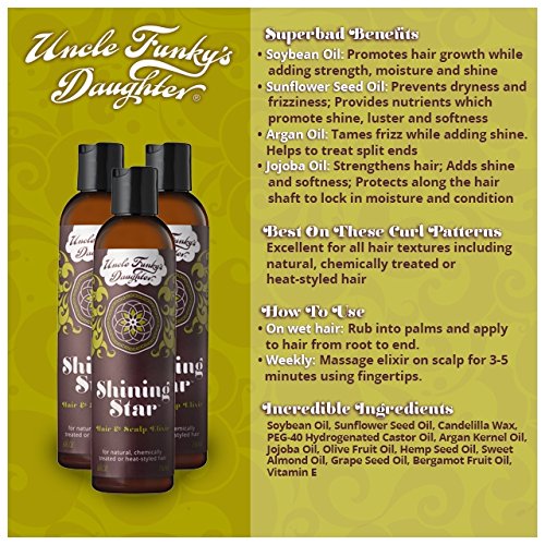 Shining Star Skin, Hair & Scalp Elixir, 6 oz - Duafe Beauty Collective