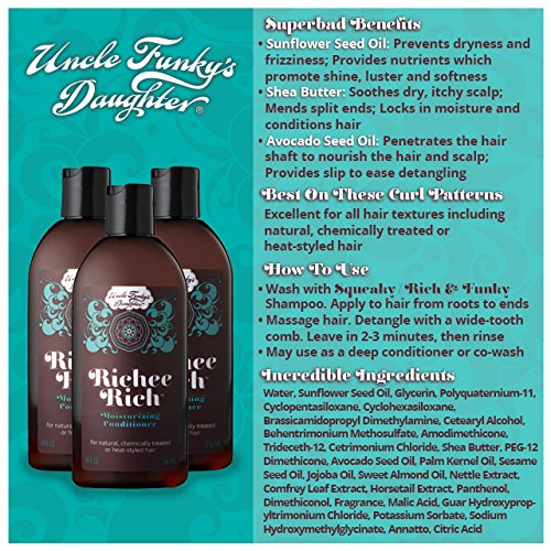 Richee Rich Moisturizing Conditioner, 8 oz - Duafe Beauty Collective
